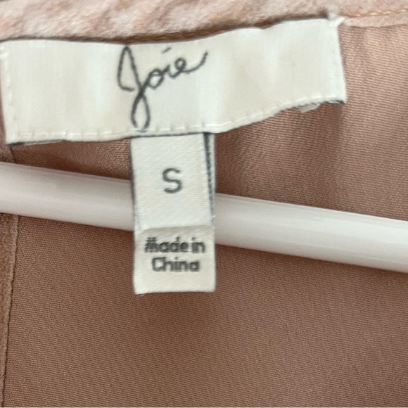 Joie Dress Small Silk Beige Sand Size Small Cap Sleeve Lined - Picture 4 of 7